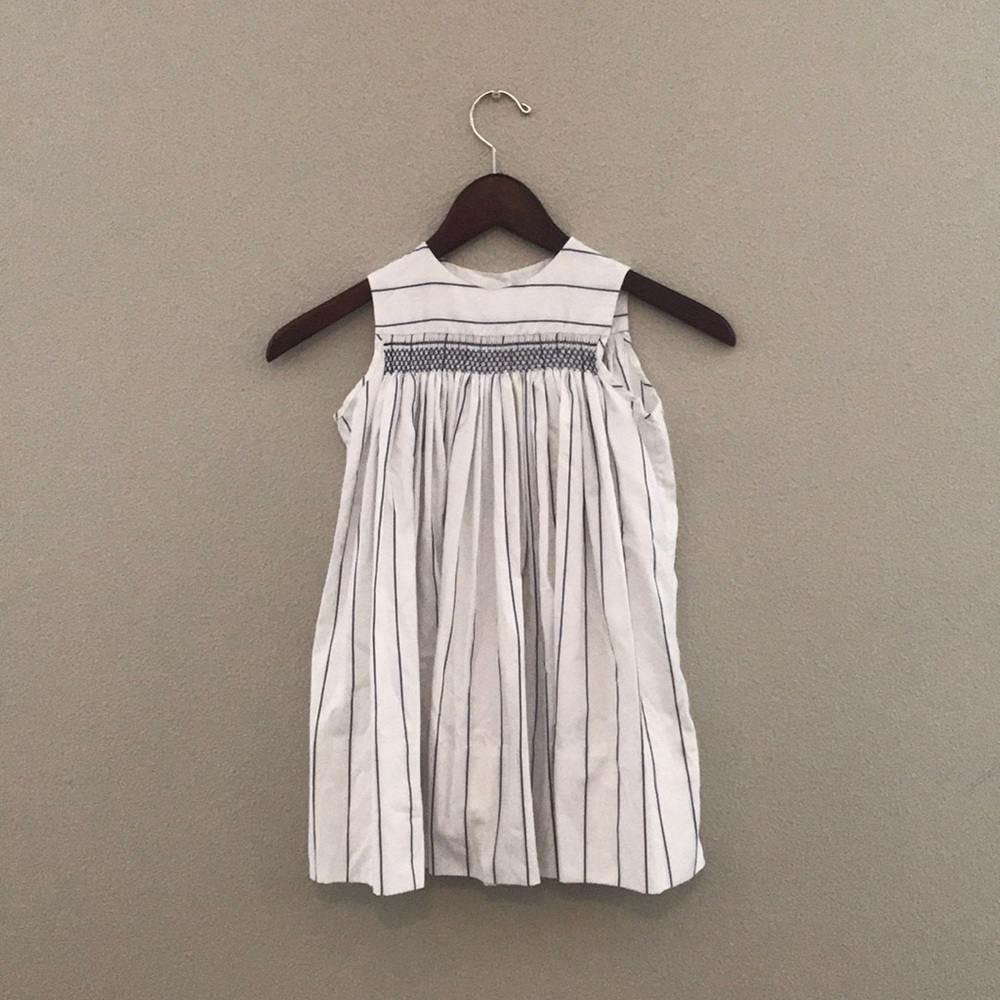 Smocked sleeveless dress size 4?